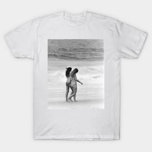 Vintage Beachgoers on Beach Rio de Janeiro T-Shirt